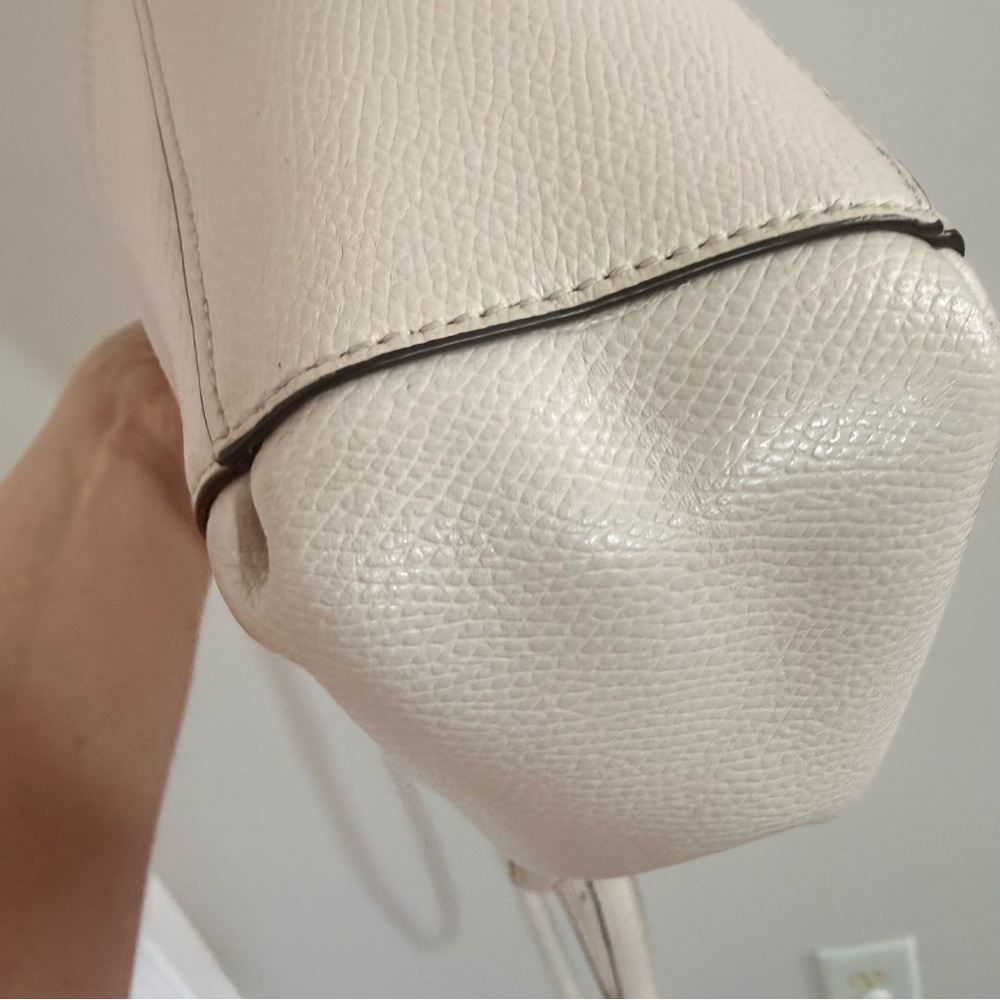 Coach Ivory Satchel with Crossbody Strap - Picture 15 of 16